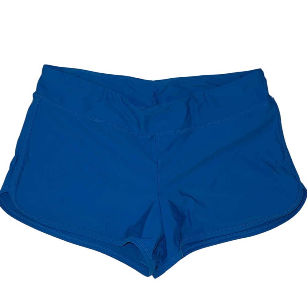 Carve Designs Blue Athletic Swim Shorts Bottoms Size Large Surf Coastal Bikini